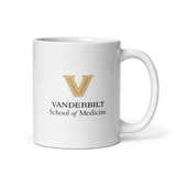 NEW Vanderbilt School of Medicine White glossy mug